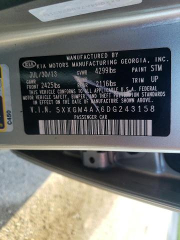 Photo 10 from auction – 2013 KIA OPTIMA LX with VIN 5XXGM4A76DG243158