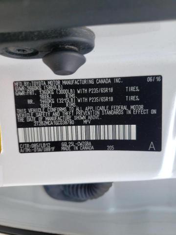 Photo 10 from auction – 2016 LEXUS RX 350 BAS with VIN 2T2BZMCA1GC038780