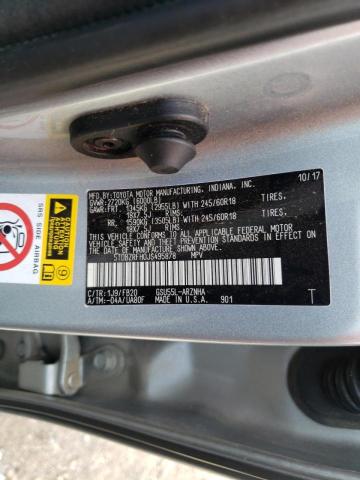 Photo 10 from auction – 2018 TOYOTA HIGHLANDER with VIN 5TDBZRFH0JS495878