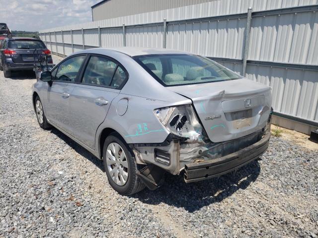 Photo 3 from auction – 2012 HONDA CIVIC LX with VIN 2HGFB2F57CH327967