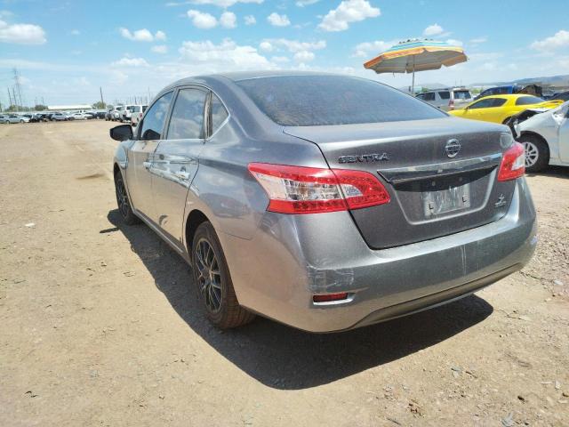 Photo 3 from auction – 2015 NISSAN SENTRA S with VIN 3N1AB7AP1FY343632