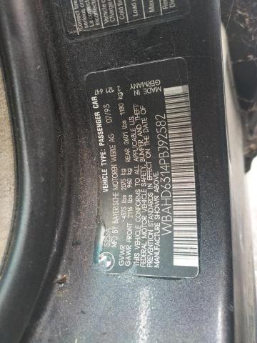 Photo 10 from auction – 1993 BMW 525 I AUTO with VIN WBAHD6314PBJ92582