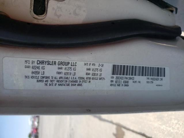 Photo 10 from auction – 2010 DODGE CHARGER SX with VIN 2B3CA3CV7AH198433