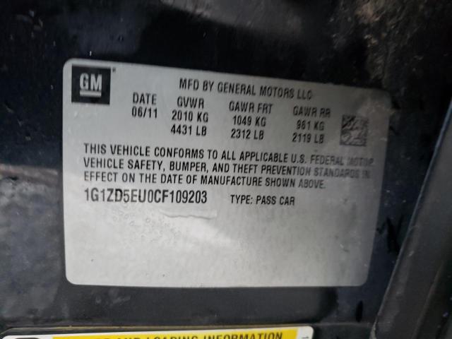Photo 10 from auction – 2012 CHEVROLET MALIBU 2LT with VIN 1G1ZD5EU0CF109203
