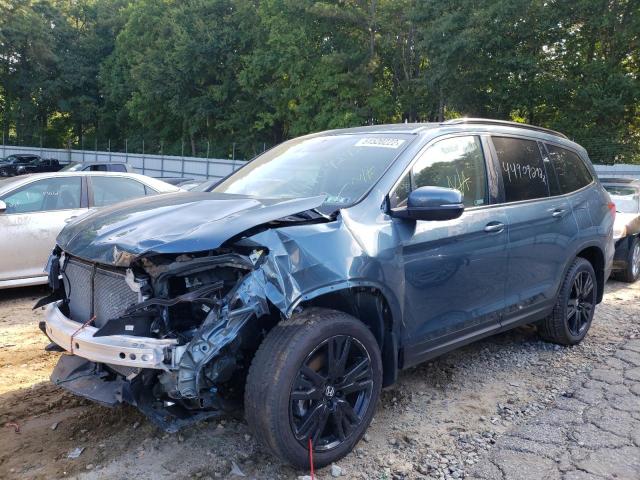 Photo 2 from auction – 2021 HONDA PILOT SE with VIN 5FNYF6H2XMB010780