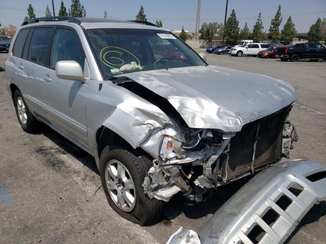 TOYOTA HIGHLANDER 2002 with VIN JTEGF21A520062038 - Photo from auction