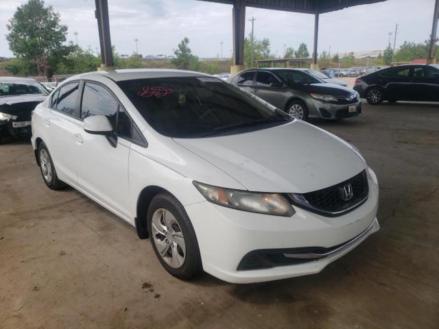 HONDA CIVIC LX 2013 with VIN 19XFB2F55DE008983 - Photo from auction