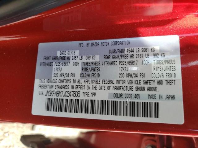 Photo 10 from auction – 2018 MAZDA CX-5 SPORT with VIN JM3KFABM7J0347606