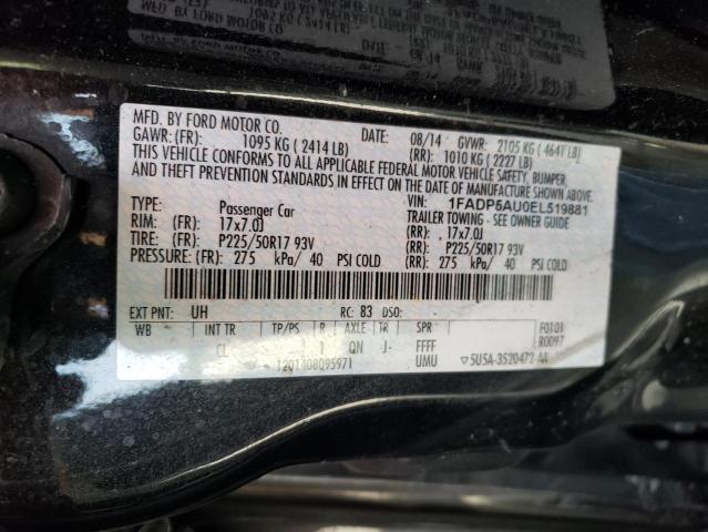 Photo 10 from auction – 2014 FORD C-MAX SE with VIN 1FADP5AU0EL519881
