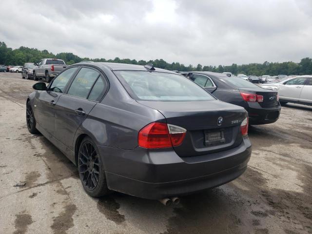 Photo 3 from auction – 2007 BMW 328 XI with VIN WBAVC93567KX57134