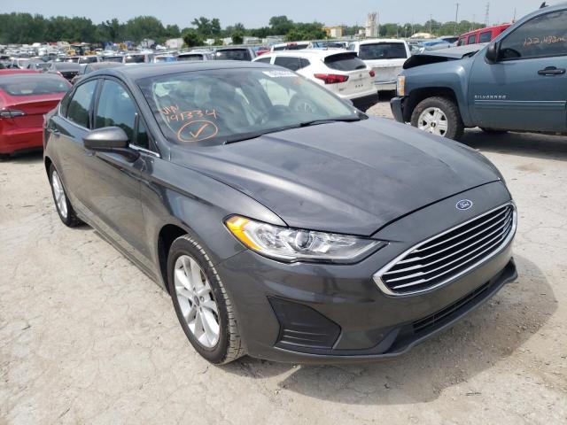FORD FUSION SE 2020 with VIN 3FA6P0HD6LR191334 - Photo from auction