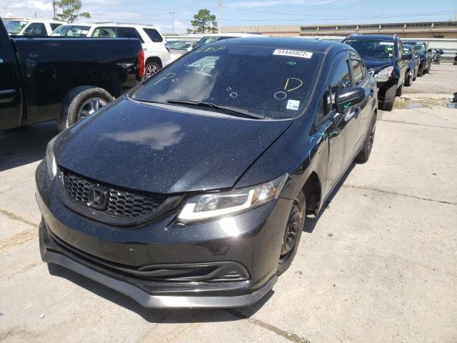 Фото 2 с аукциона – 2014 HONDA CIVIC EX с VIN 19XFB2F86EE041874