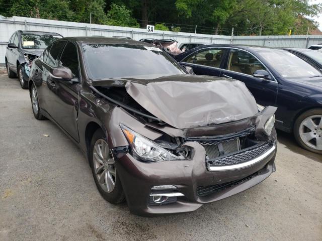 INFINITI Q50 BASE 2014 with VIN JN1BV7AR5EM696650 - Photo from auction