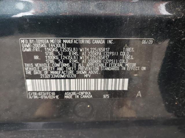 Photo 10 from auction – 2009 TOYOTA RAV4 with VIN 2T3ZF33V69W010328