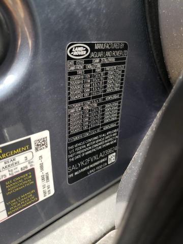 Photo 10 from auction – 2020 LAND ROVER RANGE ROVE with VIN SALYK2FVXLA239624