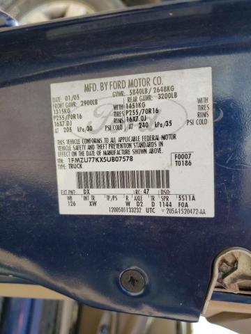 Photo 10 from auction – 2005 FORD EXPLORER S with VIN 1FMZU77KX5UB07578