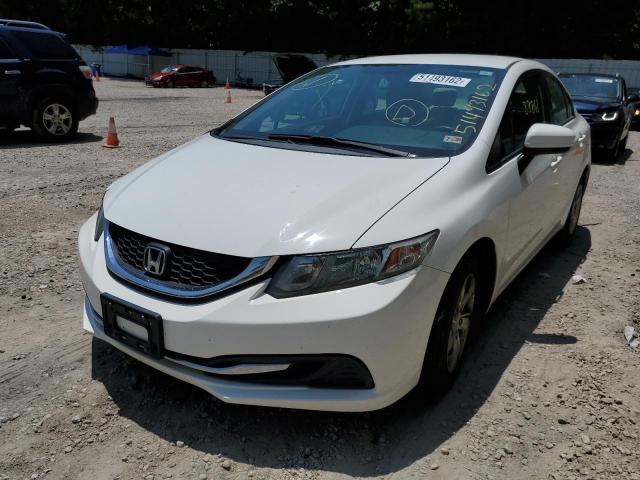 Photo 2 from auction – 2014 HONDA CIVIC LX with VIN 19XFB2F53EE042387