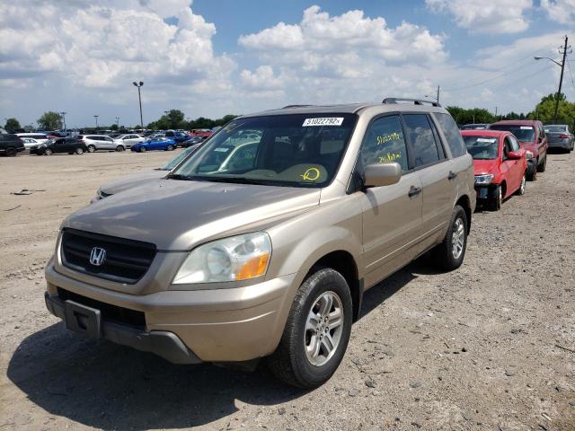 Photo 2 from auction – 2005 HONDA PILOT EXL with VIN 2HKYF18515H504333