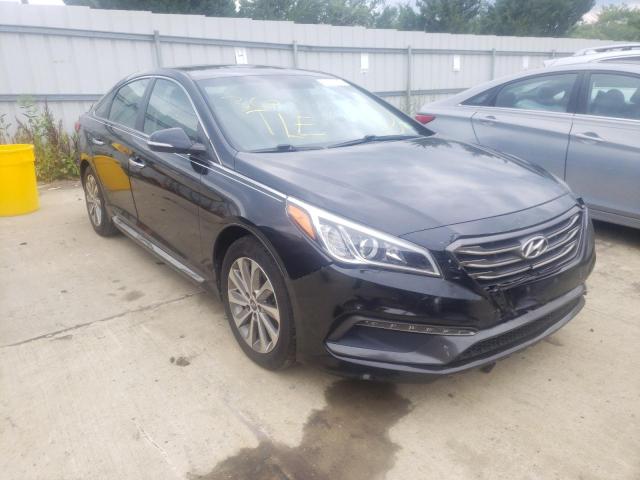HYUNDAI SONATA SPO 2016 with VIN 5NPE34AF3GH391763 - Photo from auction
