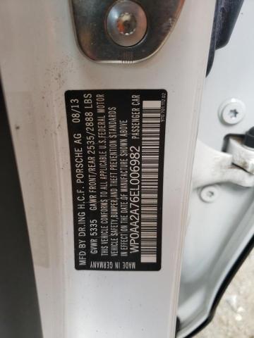 Photo 10 from auction – 2014 PORSCHE PANAMERA 2 with VIN WP0AA2A76EL006982
