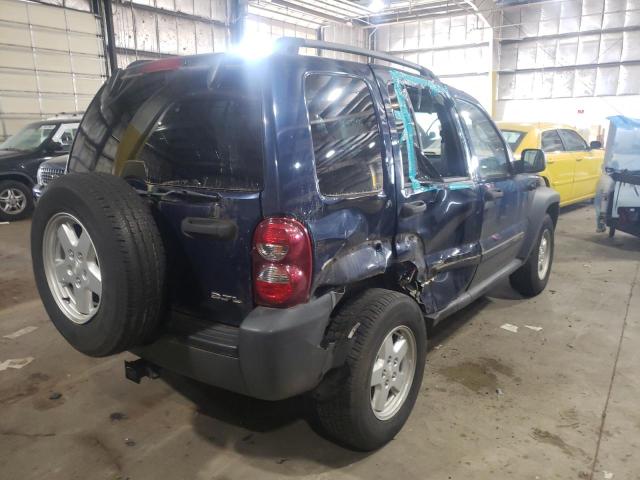 Photo 4 from auction – 2006 JEEP LIBERTY SP with VIN 1J4GL48K56W247209