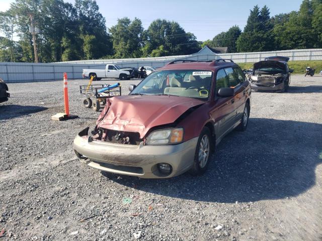 Photo 2 from auction – 2002 SUBARU LEGACY OUT with VIN 4S3BH665927650575