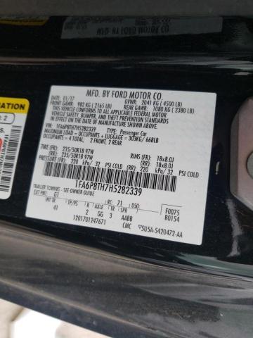 Photo 10 from auction – 2017 FORD MUSTANG with VIN 1FA6P8TH7H5282339