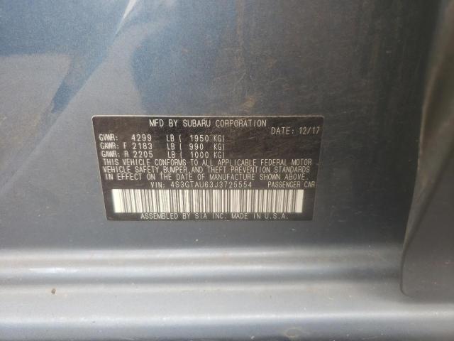 Photo 10 from auction – 2018 SUBARU IMPREZA LI with VIN 4S3GTAU63J3725554