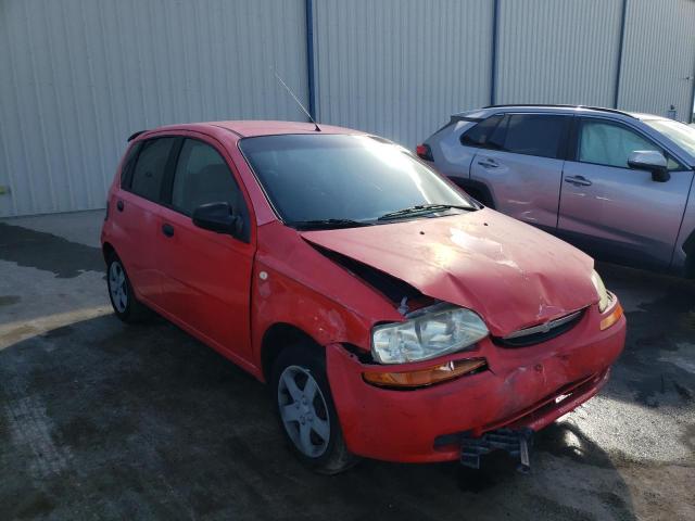 CHEVROLET AVEO BASE 2005 with VIN KL1TD62625B447549 - Photo from auction