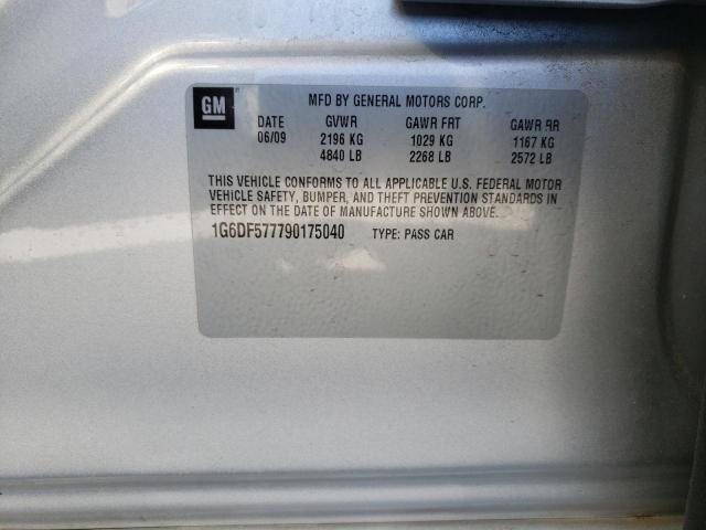 Photo 10 from auction – 2009 CADILLAC CTS with VIN 1G6DF577790175040