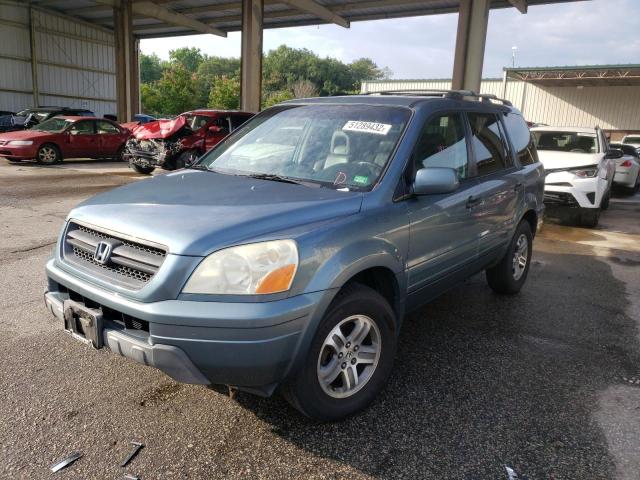 Photo 2 from auction – 2005 HONDA PILOT EXL with VIN 5FNYF18585B041122