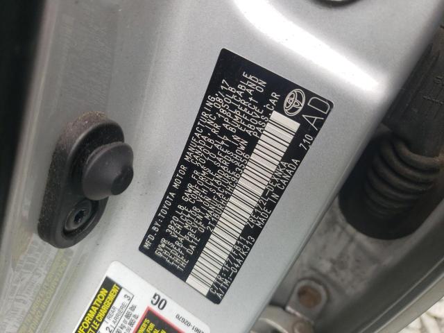 Photo 10 from auction – 2017 TOYOTA COROLLA L with VIN 2T1BURHE1HC963556