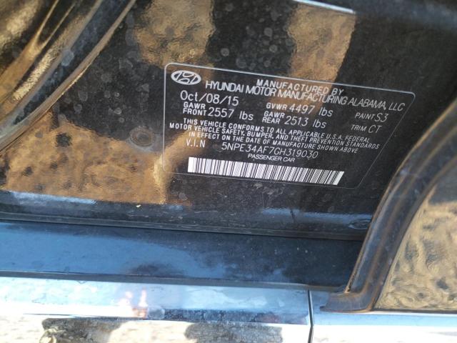 Photo 10 from auction – 2016 HYUNDAI SONATA SPO with VIN 5NPE34AF7GH319030