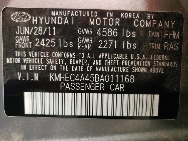 Photo 10 from auction – 2011 HYUNDAI SONATA HYB with VIN KMHEC4A45BA011168