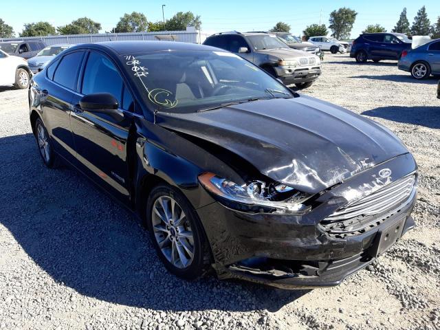 FORD FUSION SE 2017 with VIN 3FA6P0LU0HR285210 - Photo from auction