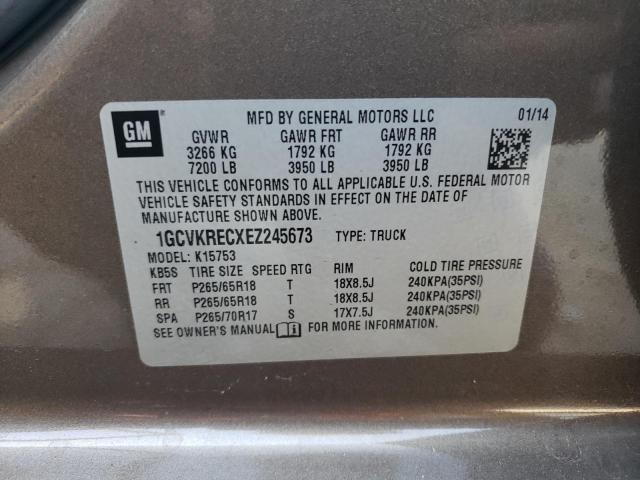 Photo 10 from auction – 2014 CHEVROLET SILVERADO with VIN 1GCVKRECXEZ245673