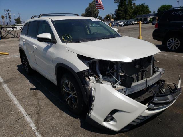 TOYOTA HIGHLANDER 2018 with VIN 5TDBZRFH6JS864887 - Photo from auction