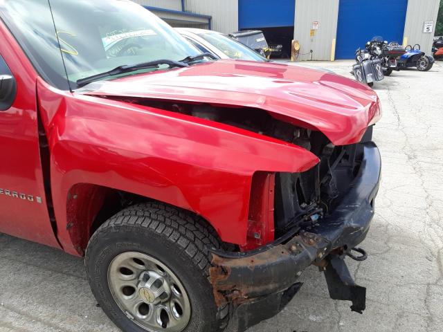 Photo 9 from auction – 2009 CHEVROLET SILVERADO with VIN 1GCEK14X09Z191635