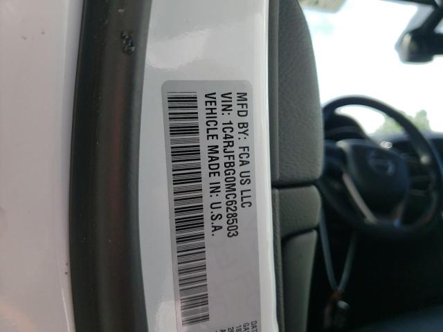 Photo 10 from auction – 2021 JEEP GRAND CHER with VIN 1C4RJFBG0MC628503