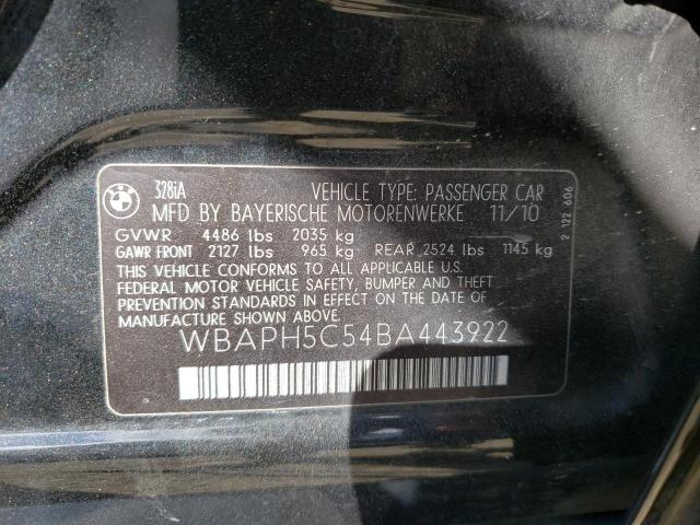 Photo 10 from auction – 2011 BMW 328 I SULE with VIN WBAPH5C54BA443922