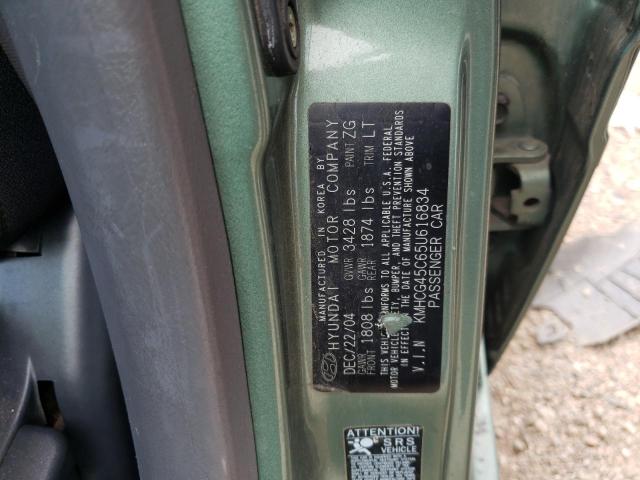 Photo 10 from auction – 2005 HYUNDAI ACCENT GL with VIN KMHCG45C65U616834