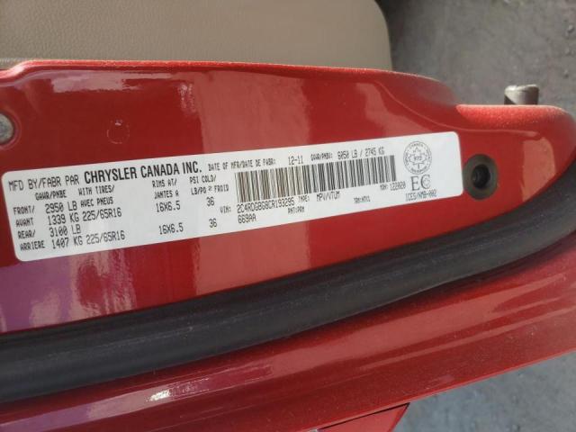 Photo 10 from auction – 2012 DODGE GRAND CARA with VIN 2C4RDGBG8CR193295