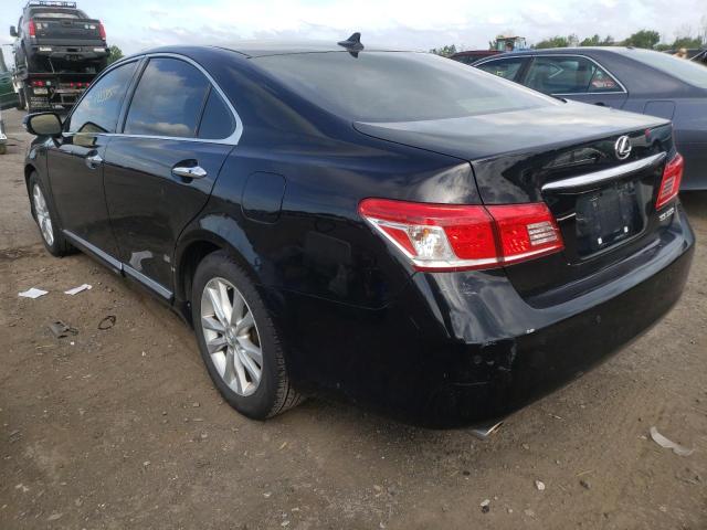 Photo 3 from auction – 2012 LEXUS ES 350 with VIN JTHBK1EG3C2509473