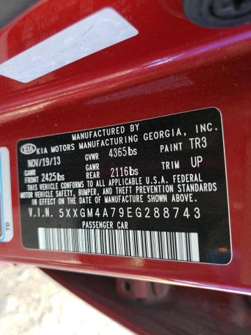 Photo 10 from auction – 2014 KIA OPTIMA LX with VIN 5XXGM4A79EG288743