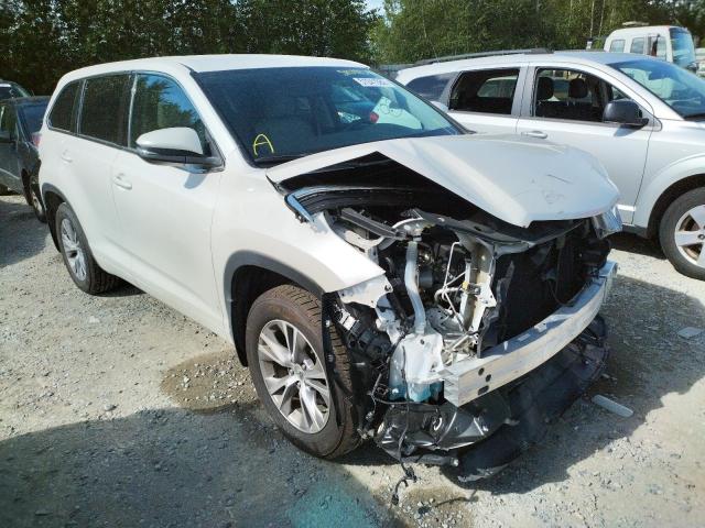 TOYOTA HIGHLANDER 2014 with VIN 5TDBKRFH2ES062136 - Photo from auction