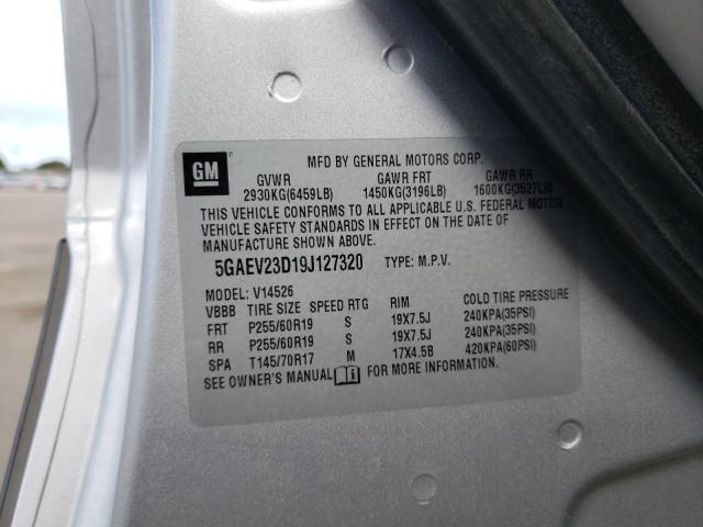 Photo 10 from auction – 2009 BUICK ENCLAVE CX with VIN 5GAEV23D19J127320