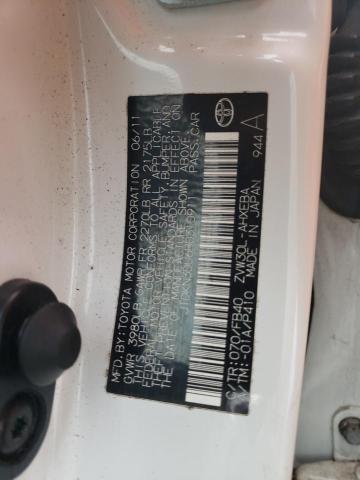Photo 10 from auction – 2011 TOYOTA PRIUS with VIN JTDKN3DU6B0310911