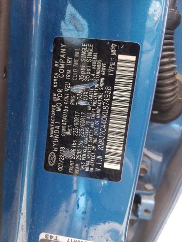 Photo 10 from auction – 2019 HYUNDAI TUCSON SE with VIN KM8J2CA40KU874938