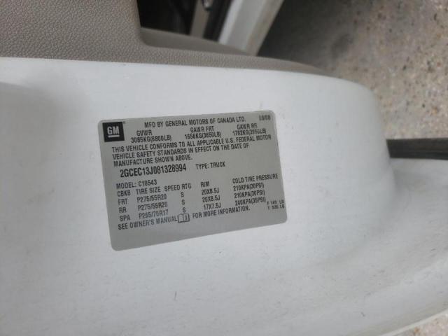 Photo 10 from auction – 2008 CHEVROLET SILVERADO with VIN 2GCEC13J081328994