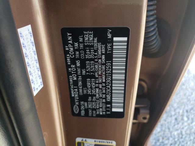 Photo 10 from auction – 2016 HYUNDAI TUCSON LIM with VIN KM8J3CA23GU192591